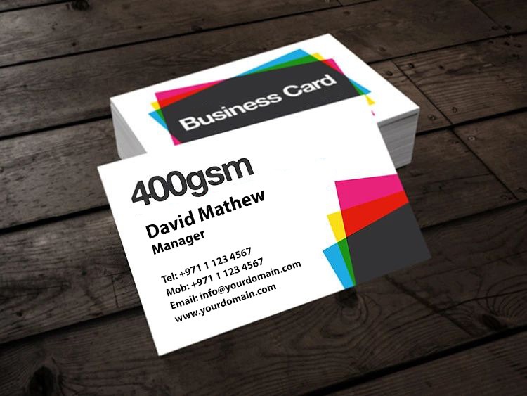 Business cards printed by Printing Large