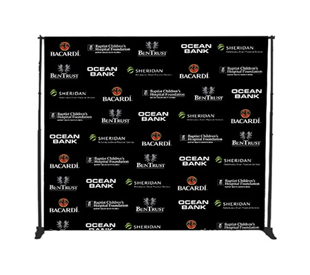 Step and repeat walls printed in Dubai