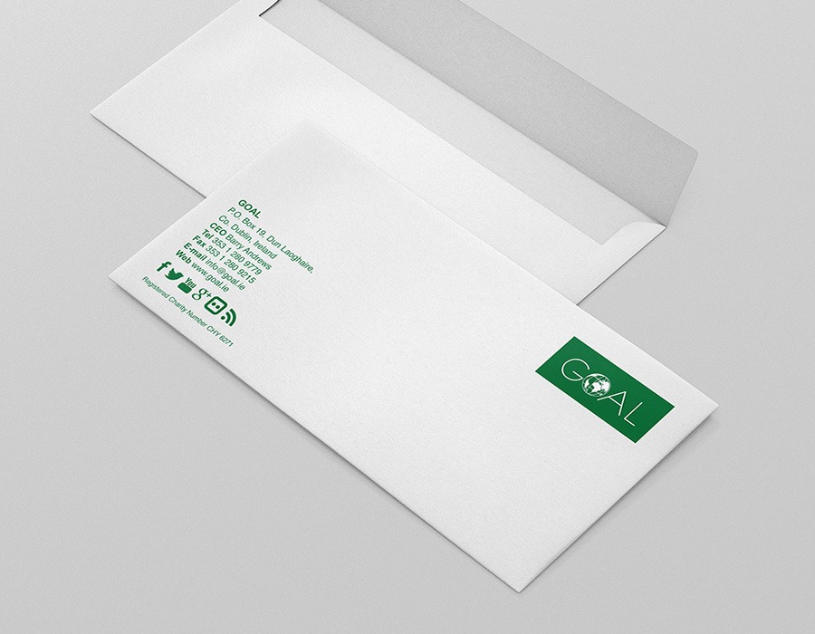 Envelopes printed in Dubai
