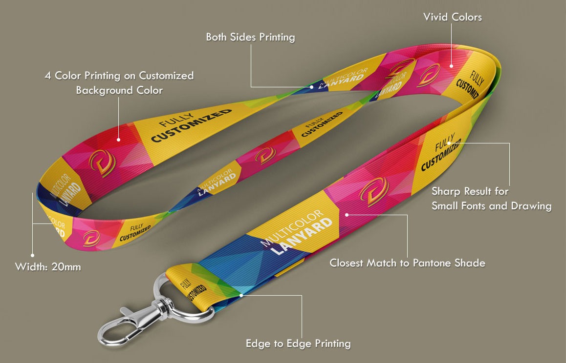 Lanyards printed in Dubai