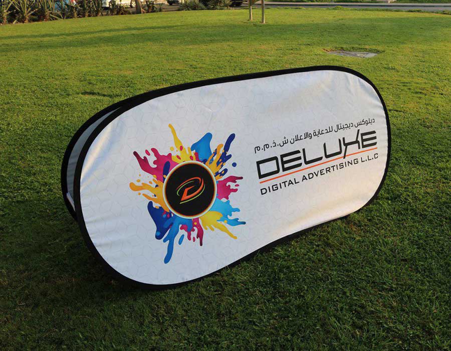 Pop-out banners printed in Dubai