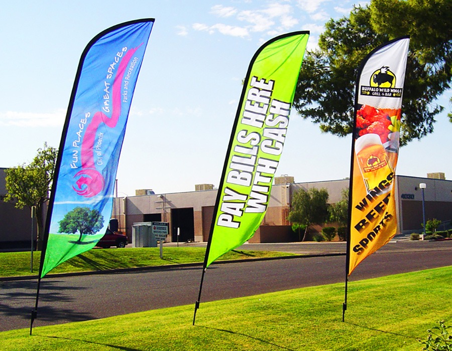 Sail flags printed by Printing Large