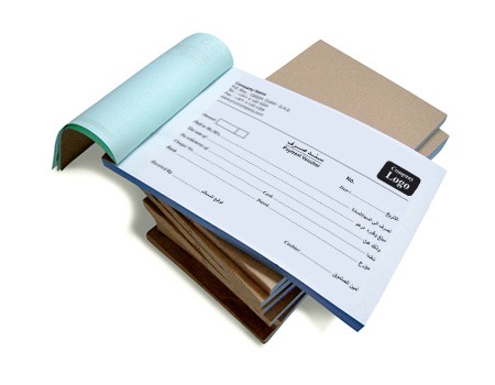 Receipt vouchers printed in Dubai