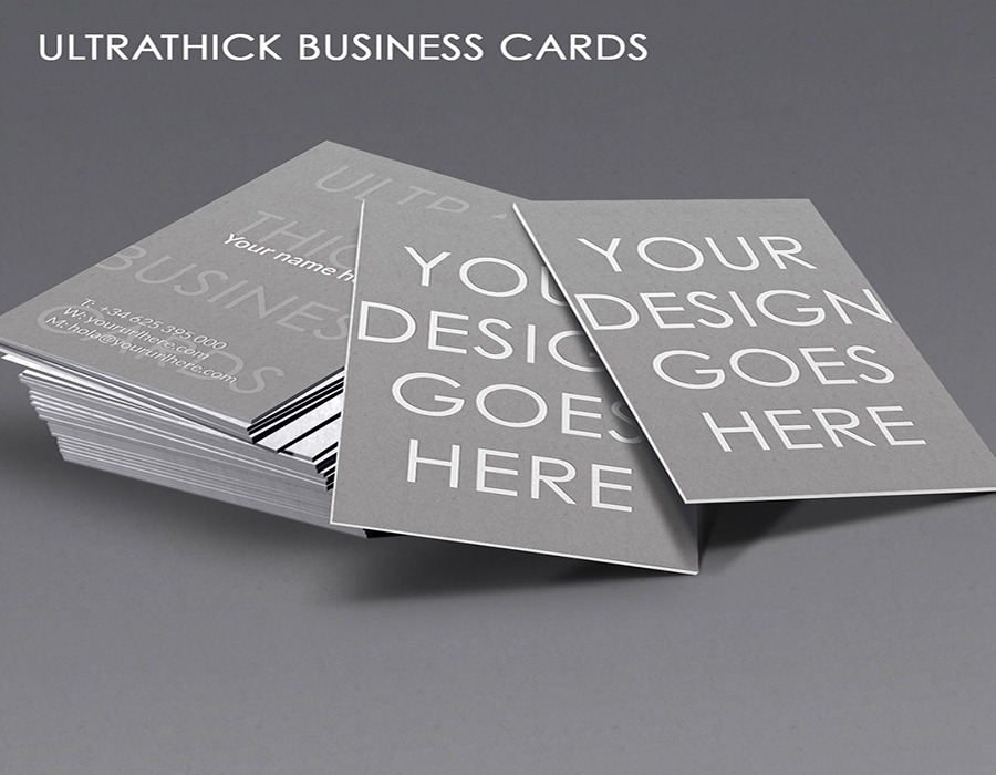 Thick business cards